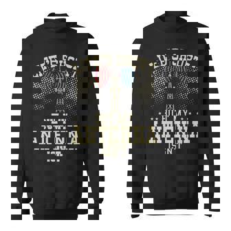 アマチュア無線デザイン 男性用 アマチュア無線機 アンテナ 長袖tシャツ スウェットシャツ - Kawaiitshirt