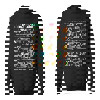 イタリアンブレインロットアルファベットキャラクター おもしろミーム スウェットシャツ - Kawaiitshirt