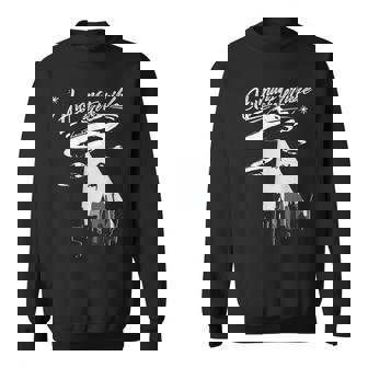 エイリアン誘拐 Ufo Humans Are Terrible スウェットシャツ - Kawaiitshirt