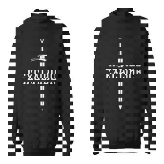 エクスカリバー アーサー王の石の中の伝説の剣 スウェットシャツ - Kawaiitshirt