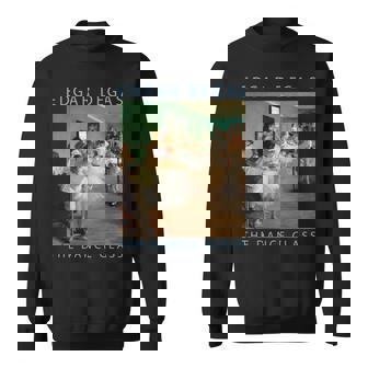 エドガー ドガ 面白いtシャツ 名作 アート 印象派 絵画 メンズ レディース 面白い 服 美術 おもしろ 長袖tシャツ スウェットシャツ - Kawaiitshirt