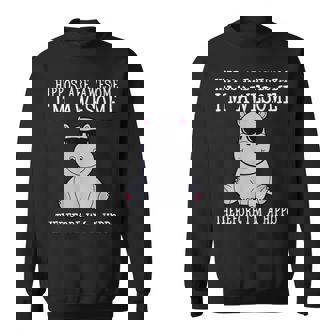 カバはすごいだから私はカバの面白いカバだ スウェットシャツ - Kawaiitshirt