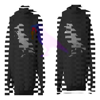 カラス カラス カラス シャツ ゴールド キーホルダー 青い鳥 カラス スウェットシャツ - Kawaiitshirt