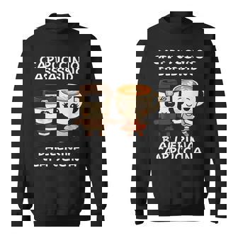 カワイイカプチーノ アサシーノ バレリーナ イタリアン ブレイン ミーム スウェットシャツ - Kawaiitshirt