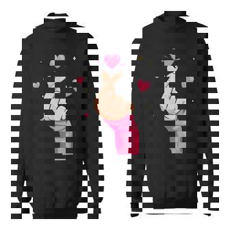 メンズ レディース キッズ グラフィックデザイン バレンタイン ハート ラブ スウェットシャツ - Kawaiitshirt