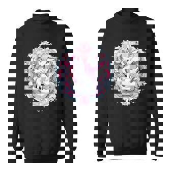 キツネ かわいい コスチューム 九尾狐 ドラゴンズ スウェットシャツ - Kawaiitshirt