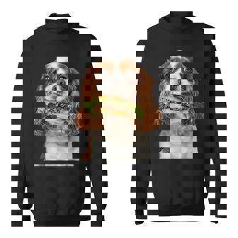 キャバリア・キング・チャールズ・スパニエル・バーガー スウェットシャツ - Kawaiitshirt