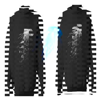 クラゲ 動物 動物園 アート クラゲ スウェットシャツ - Kawaiitshirt