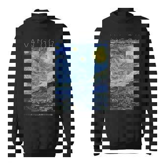 ゴッホ 星月夜 芸術家のためのアート 長袖tシャツ スウェットシャツ - Kawaiitshirt