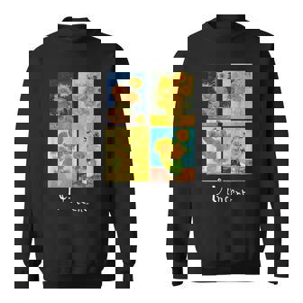 ゴッホの有名な芸術絵画 ひまわりvan Gogh スウェットシャツ - Kawaiitshirt