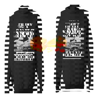 サンドイッチ服 This Is Myandwich Eating スウェットシャツ - Kawaiitshirt