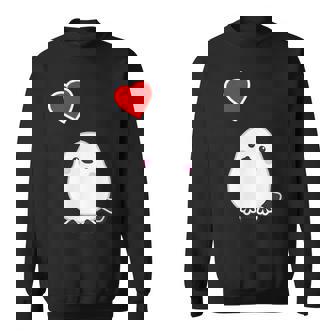 シマエナガ『ハート』白い鳥【どうぶつフレンズ】動物 ゆるくて かわいい スウェットシャツ - Kawaiitshirt