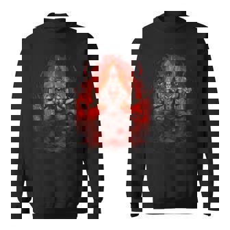 シヴァ神 破壊者 火の瞑想 ヒンドゥー教の神 ヒンドゥー教 スウェットシャツ - Kawaiitshirt