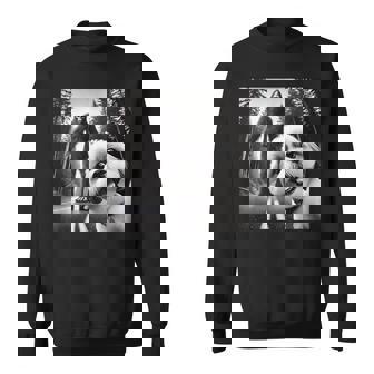 シーズーとビッグフットの森の冒険 スウェットシャツ - Kawaiitshirt