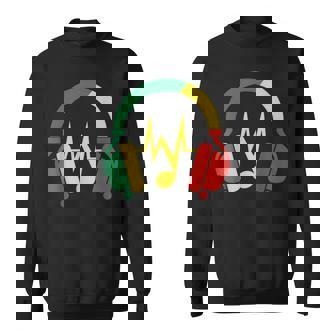 ジャマイカの国旗の色のデザインでレゲエの雰囲気を表現 スウェットシャツ - Kawaiitshirt
