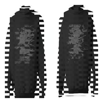 スコットランド国旗 ライオン 横行紋章 アンティーク調フラッグ スコットランド スウェットシャツ - Kawaiitshirt