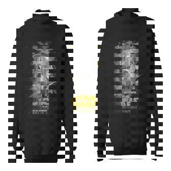 スター・ウォーズ クラシック エピソードi ファントム・メナス ポスター スウェットシャツ - Kawaiitshirt