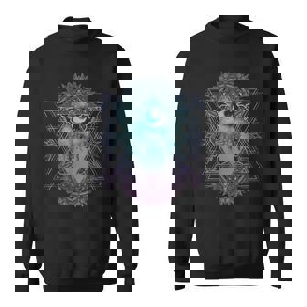 スピリチュアルと密教のマジカルサイケデリックマンダラ スウェットシャツ - Kawaiitshirt