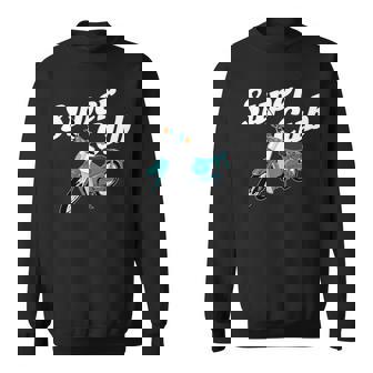 スーパーカブ 50 110 125 バイク ミニ モト スクーター カスタム 原付 二種 長袖tシャツ スウェットシャツ - Kawaiitshirt