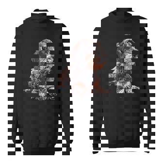 ダックスフンド ワイヤーヘア 長袖tシャツ スウェットシャツ - Kawaiitshirt