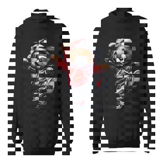 テディ愛好家やキッズダンサーのための面白いクマ スウェットシャツ - Kawaiitshirt