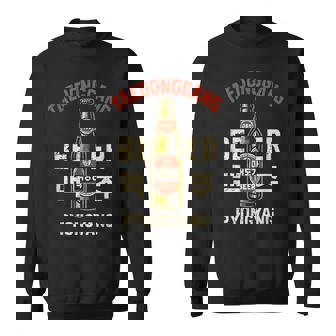 テドンガン ビール 平壌 北朝鮮 ソビエト アンティーク調 スウェットシャツ - Kawaiitshirt