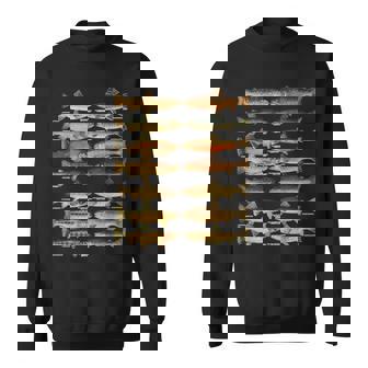 トラウト魚種種釣りギフト スウェットシャツ - Kawaiitshirt