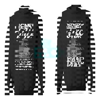 トークハム ラジオオペレーターアマチュア無線 ハム無線機許諾済 スウェットシャツ - Kawaiitshirt