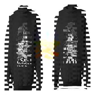 ドバイ Uae お土産絵画 ドバイの街 シャツ 長袖tシャツ スウェットシャツ - Kawaiitshirt