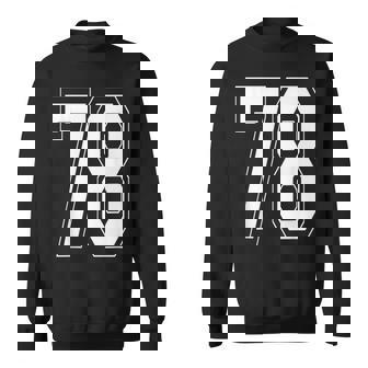 ナンバー78 バーシティスタイル ボールド スポーツ 誕生日 ジャージ スウェットシャツ - Kawaiitshirt