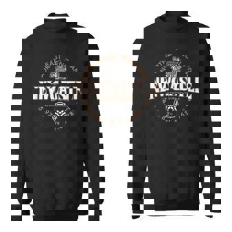 ニューカッスル北東部イングランド座標ラベル 2C スウェットシャツ - Kawaiitshirt