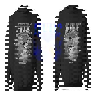 ハグ・バリー・キャット・ミーム面白い奇妙な海賊版特有のダンク・ミーム スウェットシャツ - Kawaiitshirt