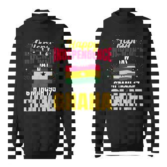 ハッピー独立記念日 ガーナ ガーナの歴史の誇り スウェットシャツ - Kawaiitshirt