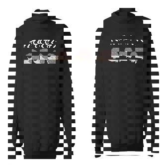 ハリネズミ てくてく ハリネズミ好き ハリネズミの飼い主 おもしろ 可愛い ハリネズミ スウェットシャツ - Kawaiitshirt