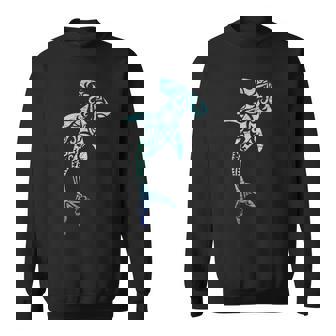 ハワイ ポリネシア トライバル シュモクザメ アロハステート スウェットシャツ - Kawaiitshirt