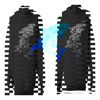 ハワイアン トライバル シャーク ポリネシアン タトゥースタイル バケーション スウェットシャツ - Kawaiitshirt