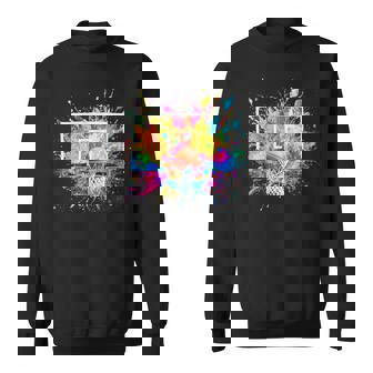 バスケットボール バスケ 面白tシャツ カラフル ゴール おもしろ 服 バスケ部 グッズ ネタ メンズ スウェットシャツ - Kawaiitshirt