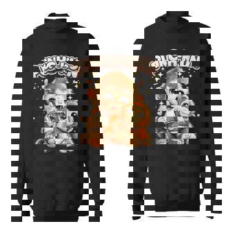 パンチくん ベビースノーモンキー 日本おもちゃ オランウータン スウェットシャツ - Kawaiitshirt