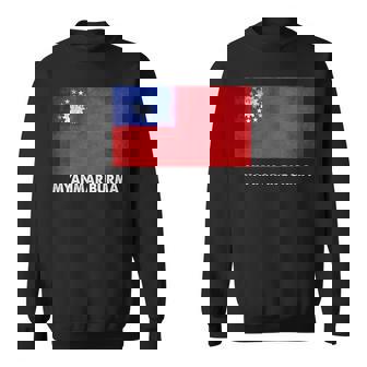 ビルマのミャンマー国旗 スウェットシャツ - Kawaiitshirt