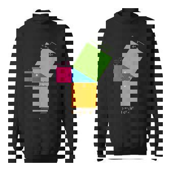 ピタゴラスの定理 教師と生徒のための数学の数式 スウェットシャツ - Kawaiitshirt