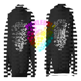 ピックルボール ハート カラフル ラブ ピックルボール スウェットシャツ - Kawaiitshirt