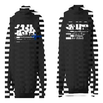 フィンランドのフィンランド サウナ ヘブン ホッター よりヘヴン ホッター スウェットシャツ - Kawaiitshirt