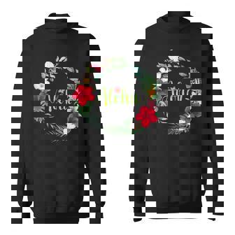 フラダンス フラ レッスン用 アロハ トロピカル ハワイ ハイビスカス かわいい 人気 プルメリア ハワイアン 黒 夏 スウェットシャツ - Kawaiitshirt