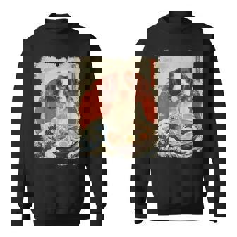 ブリタニー・スパニエル Brittany Spaniel Dog Ramen Japanese Noodles Sweatshirt | Seseable UK