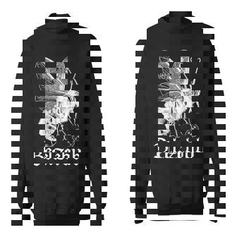 ベルゼブブ フライ 悪魔 ゴシック マジック 異教 ウィッカン 悪魔 Wt スウェットシャツ - Kawaiitshirt
