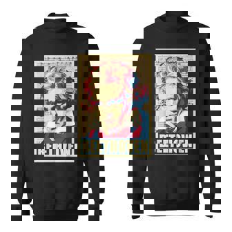 ベートーベン クラシカル音楽作曲家 レトロ スウェットシャツ - Kawaiitshirt