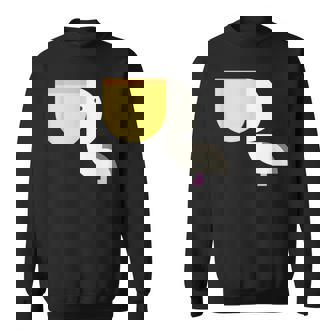 ペリカン アニマル イラスト ミニマル 図案 シンプル ユニセックス ギフト スウェットシャツ - Kawaiitshirt