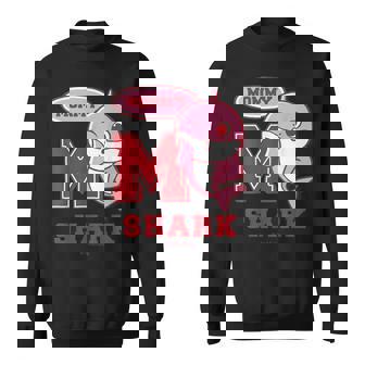 ママシャーク・レトロ・ベイシャーク・サメなかぞく・プレゼント・キッズ・メンズ・ウーマンズ スウェットシャツ - Kawaiitshirt