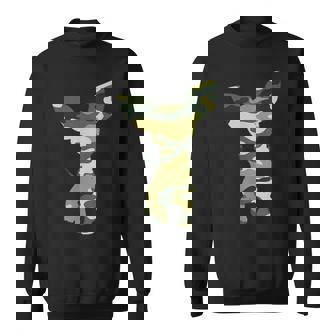 ミリタリー チワワ カモ メンズ プリント Us Dog Pup 退役軍人ギフト スウェットシャツ - Kawaiitshirt