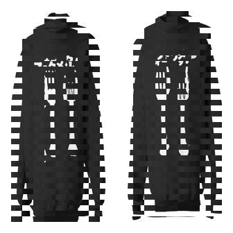 メタル愛を叫ぶ！フォークs メタル ジョークデザイングッズ スウェットシャツ - Kawaiitshirt